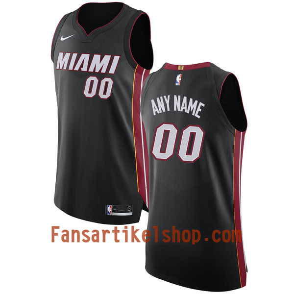 NBA Miami Heat Trikot Benutzerdefinierte Nike 2017-18 Schwarz Swingman - Herren NBA Miami Heat Trikot Benutzerdefinierte Nike 2017-18 Schwarz Swingman - Herren